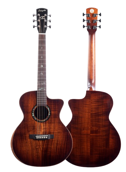 Livingston KOGS-12F EQ 38" Solid Top Grand Symphony Acoustic-Electric Guitar, RW FB - Natural ( KOGS 12F KOGS12F )