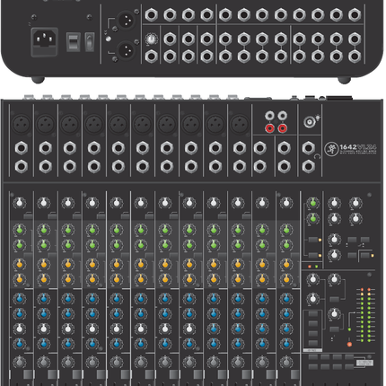 Mackie 1642VLZ4 16 Channel Mixer Analog Compact Mixers With Onyx (1642 VLZ4/1642-VLZ4)