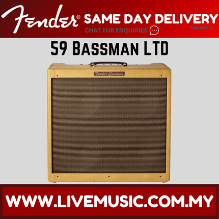 Fender Vintage Reissue 59 Bassman LTD Guitar Tube Amplifier - Lacquered Tweed