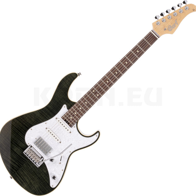Cort G280 Select Electric Guitar Rosewood Fretboard with Bag - Trans Black (G280-Select/G280select)