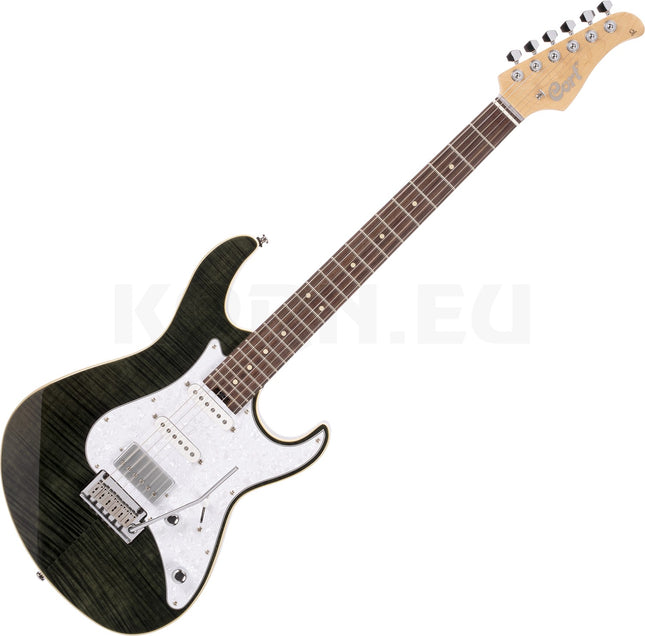 Cort G280 Select Electric Guitar Rosewood Fretboard with Bag - Trans Black (G280-Select/G280select)