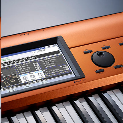 Korg Krome-61 EX CU Special Limited Edition Copper Keys Music Workstation Keyboard (KROME61/KROME 61)