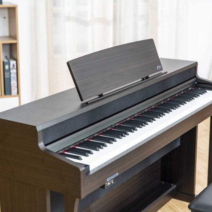 FLYKEYS FK130 88-Key Digital Piano Home Electric Piano Keyboard - Rosewood (FK-130 / FK 130)