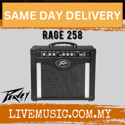 Peavey Rage 258 25-watt 1x8" Guitar Combo Amplifier (Rage258/Rage-258)