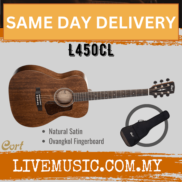 Cort L450CL - Acoustic-Electric Guitar with Gig Bag - Natural Satin (L450 CL/L450-CL)