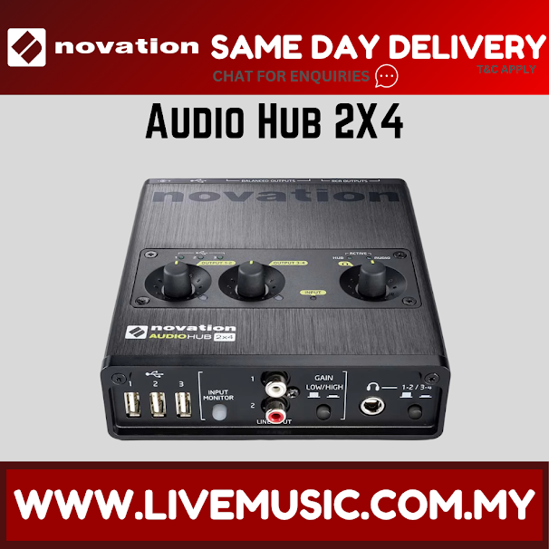Novation Audio Hub - 2x4 USB Audio Interface