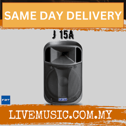 FBT J15A, 2-Way Active Speaker, 350W +100W RMS - Each / Pair ( J 15A / J-15A )