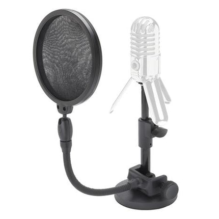 Samson MD2/PS05 Bundle Desktop Microphone Stand And Microphone Pop Filter (MD2PS05/MD 2/PS 05/MD-2 PS-05)