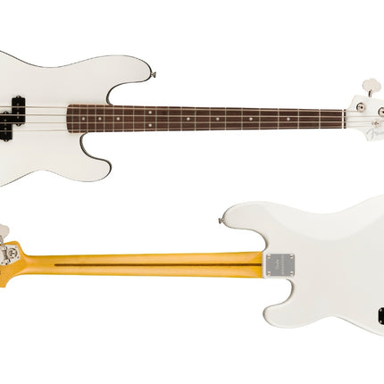 Fender Aerodyne Special Precision Bass Guitar, RW FB, Bright White