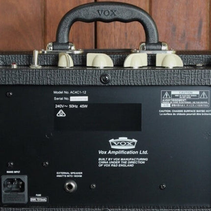 Vox AC4C1-12 4W 1x12 Guitar Amp Amplifier With Custom Celestion Speaker (AC4C1 12/AC4C112)