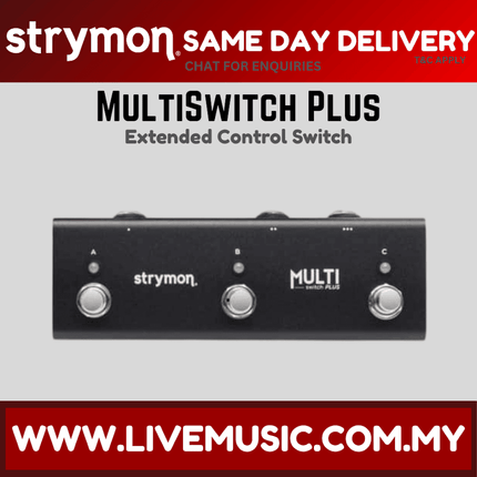 Strymon Multiswitch Plus Guitar Effects Pedal / FootSwitch for Sunset, Riverside, Volante, and More