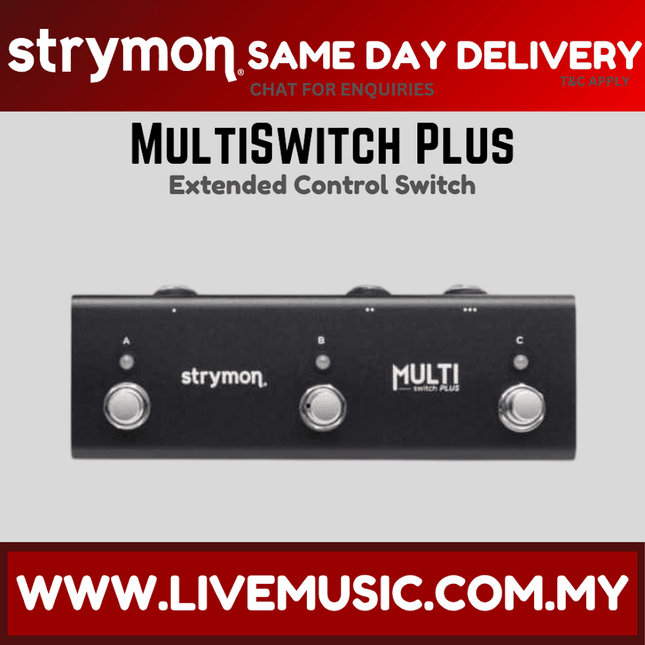 Strymon Multiswitch Plus Guitar Effects Pedal / FootSwitch for Sunset, Riverside, Volante, and More