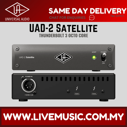 Universal Audio UAD-2 Satellite Thunderbolt 3 OCTO Core ( UAD 2 OCTO / UAD2OCTO )