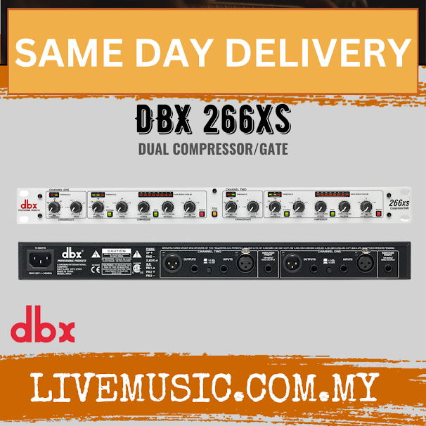Dbx By Harman 266xs Dual Compressor Gate