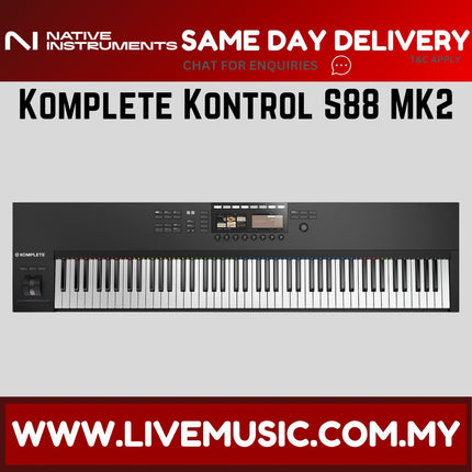 Native Instruments Komplete Kontrol S88 MK2 88-key Controller (S-88/S 88)