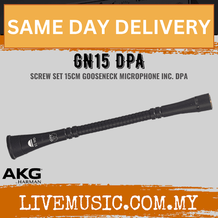 AKG GN15 incl. DPA, screw set 15cm Gooseneck Microphone (GN-15 / GN 15)