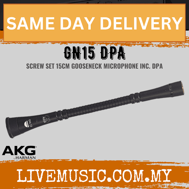AKG GN15 incl. DPA, screw set 15cm Gooseneck Microphone (GN-15 / GN 15)