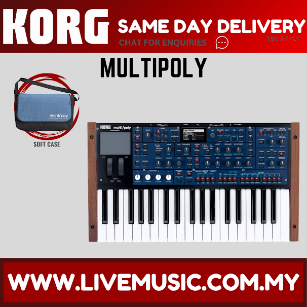 Korg Multipoly Analog Modeling Synthesizer (MULTI POLY  MULTI-POLY)