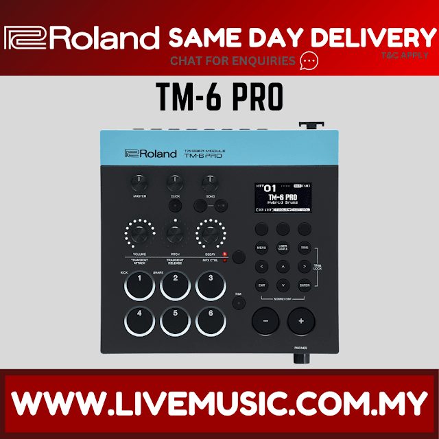 Roland TM-6 PRO Acoustic Drum Trigger Module (TM6/TM6PRO/TM-6PRO)