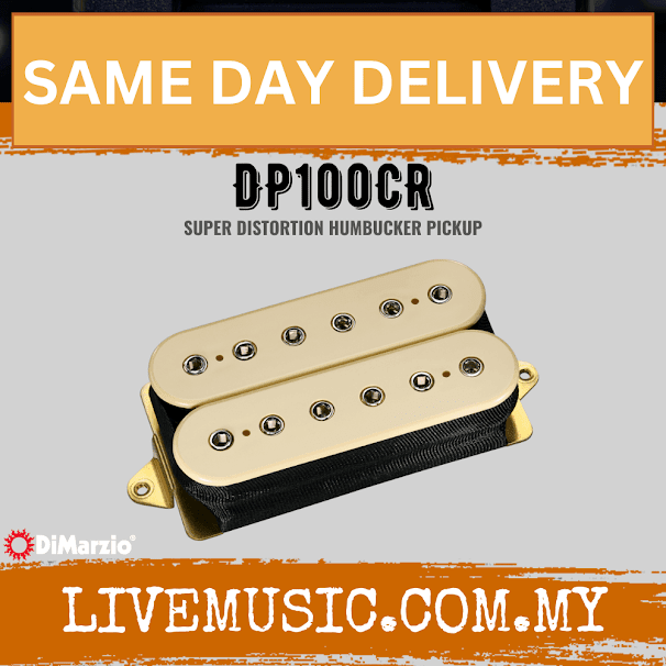 DiMarzio DP100CR Super Distortion Humbucker Pickup - Creme (DP100)