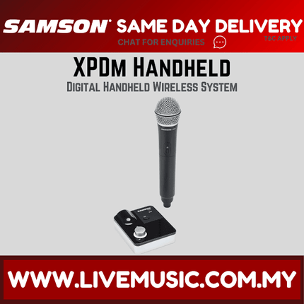 Samson Stage XPDM Handheld Digital Wireless System Transmitter And RXD1M Tabletop Receiver (XPD M/XPD-M)