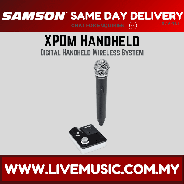 Samson Stage XPDM Handheld Digital Wireless System Transmitter And RXD1M Tabletop Receiver (XPD M/XPD-M)
