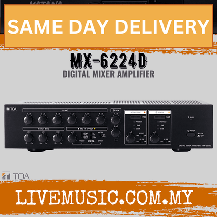 TOA MX-6224D Digital Mixer Amplifier ( MX6224D / MX 6224D )