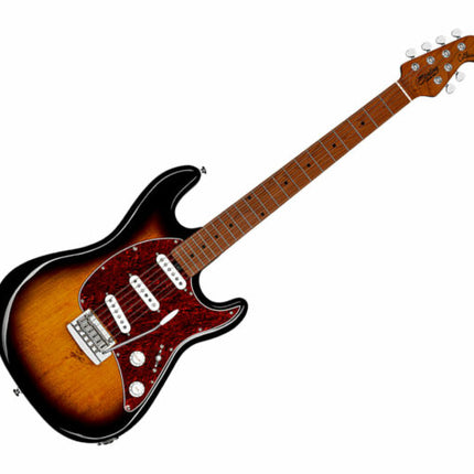 Sterling Cutlass CT50SSS Electric Guitar, Roasted Maple Fretboard - Vintage Sunburst (CT50-SSS/CT50SSS-VSBS)