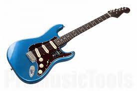 Fender Ltd Ed American Professional II Stratocaster Electric Guitar, RW FB, Lake Placid Blue