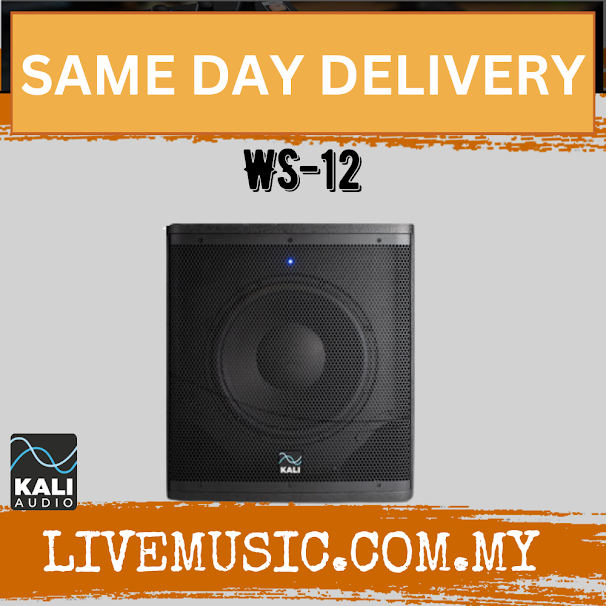 Kali Audio WS-12 1000 Watt 12 Inch Powered Subwoofer Studio Monitor Speaker - Pair ( WS12 / WS 12 )