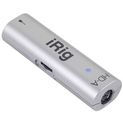 IK Multimedia iRig HD-A Digital Guitar Interface For Samsung Android ( HDA )