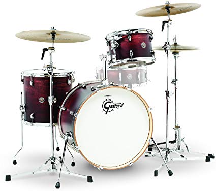 Gretsch CTI-J403-SAF Catalina Club 3-Piece Drum Shell Kit - Satin Antique Fade (CTI J403)
