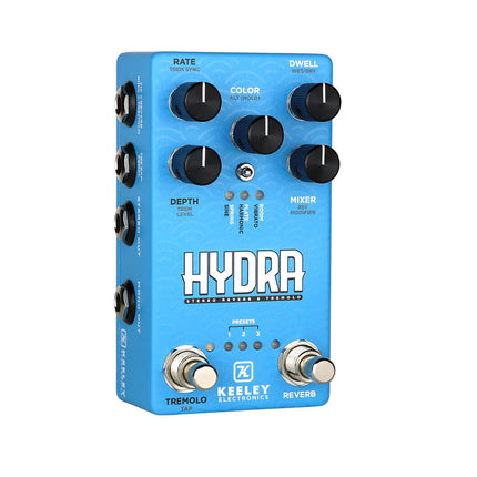 Keeley HYDRA Stereo Reverb & Tremolo Effects Pedal