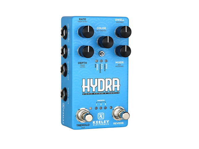 Keeley HYDRA Stereo Reverb & Tremolo Effects Pedal