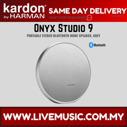 Harman Kardon ONYX STUDIO 9 Portable Stereo Bluetooth Home Speaker - Grey ( ONYXSTUDIO9 )