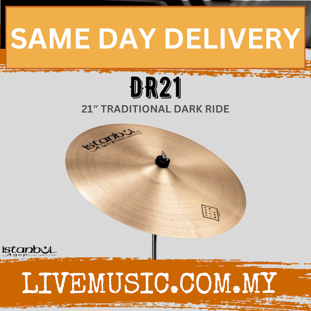 Istanbul Agop DR21 21" Traditional Dark Ride Cymbal ( DR-21 / DR 21 )
