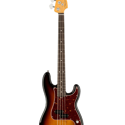 Fender American Professional II Precision Bass Electric Guitar, Rosewood Fretboard - 3-Tone Sunburst
