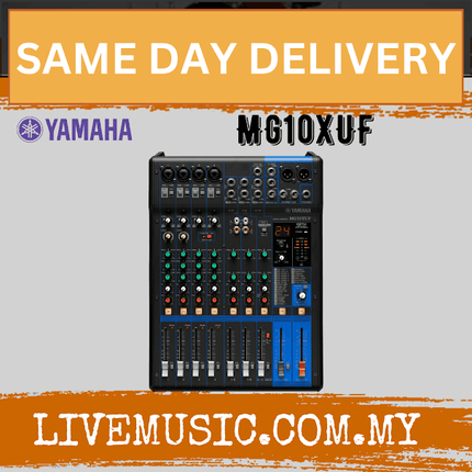 Yamaha MG10XUF 10 Channel Mixing Console Analogue Mixer (MG10 MG010XUF)