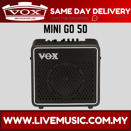 Vox Mini Go 50 50-watt Portable Modeling Amp (MiniGo50/Mini-Go-50)