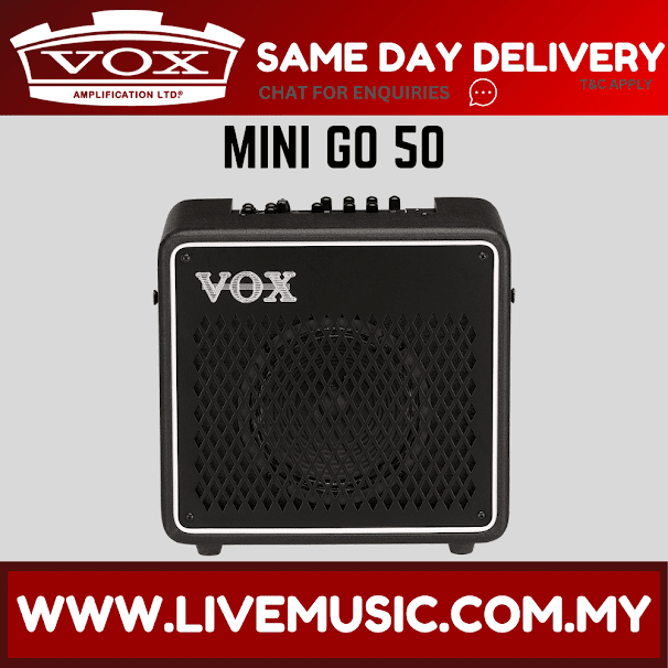 Vox Mini Go 50 50-watt Portable Modeling Amp (MiniGo50/Mini-Go-50)