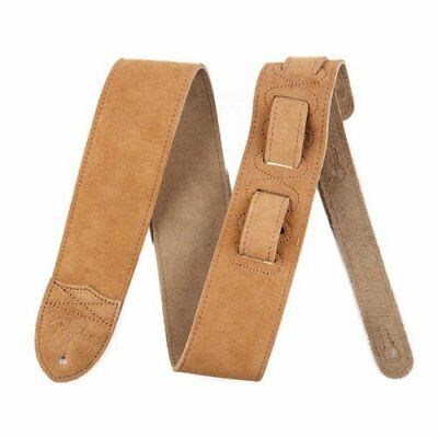 Fender 2 1/2 inch Strap Suede Electric Guitar Strap - Tan