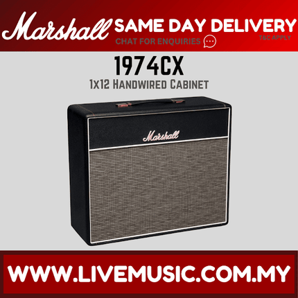 Marshall 1974CX 1x12 Inch 20watt Handwired Extension Cabinet for 1974X (1974-CX)