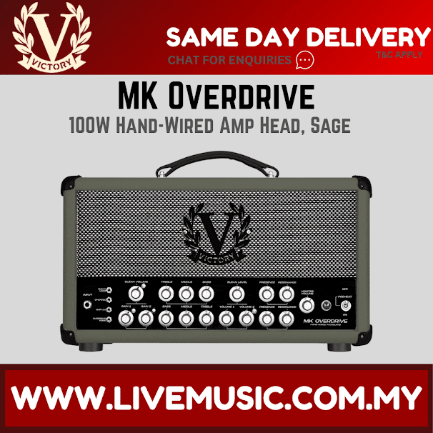 Victory MK Overdrive 100W Hand-Wired Amplifier Head, Sage