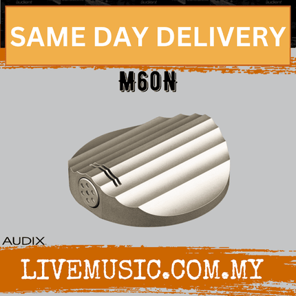Audix M60N Low-Profile Boundary Microphone - Nickel (M60 N/M60-N)