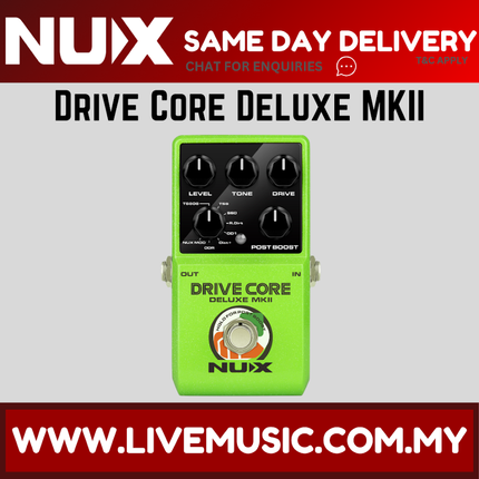 NUX NCO-2 Drive Core Deluxe MKII Overdrive Pedal ( NCO 2 NCO2 )