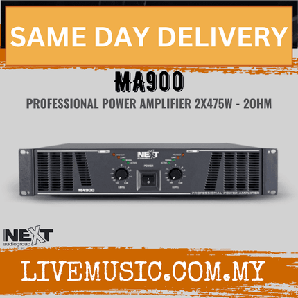 Next Audio MA900 2U Professional Power Amplifier ( MA-900 / MA 900 )