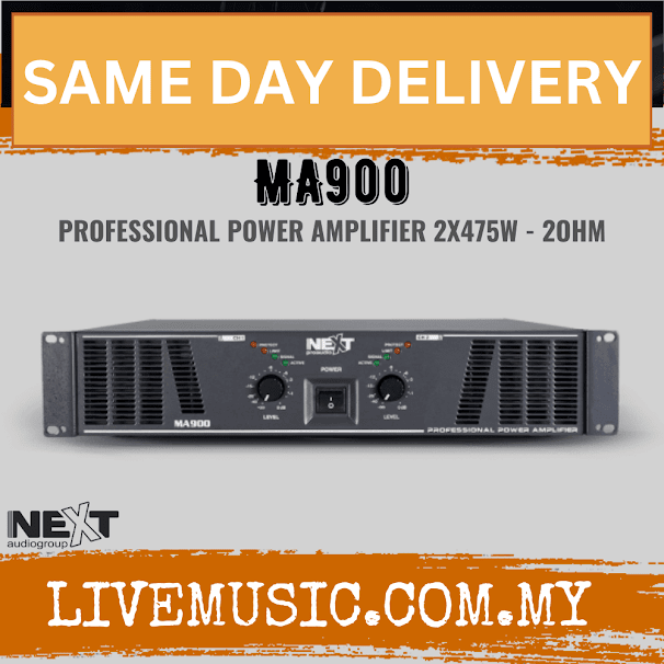 Next Audio MA900 2U Professional Power Amplifier ( MA-900 / MA 900 )