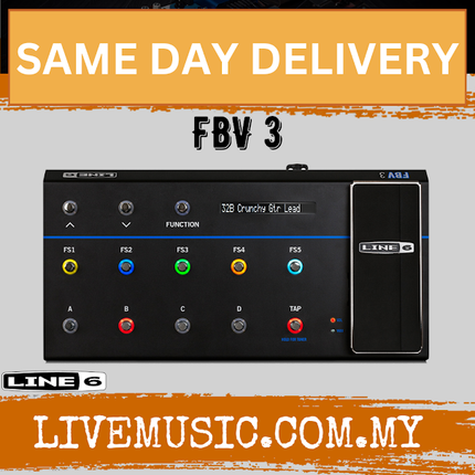 Line 6 FBV 3 Pro Foot Controller for Line 6 Amps (LINE6 FBV3)
