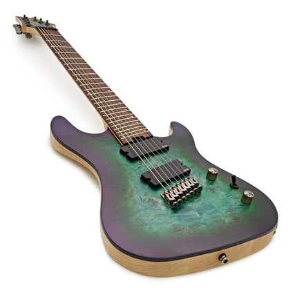 Cort KX500MS 6-Strings Electric Guitar Macassar Ebony Fretboard with Gig Bag - Star Dust Green (KX-500MS/KX 500MS)