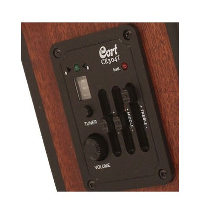 Cort SFX-ME - Acoustic-Electric Guitar Merbau Fretboard with Gig Bag - Natural Open Pore (SFX ME/SFXME)